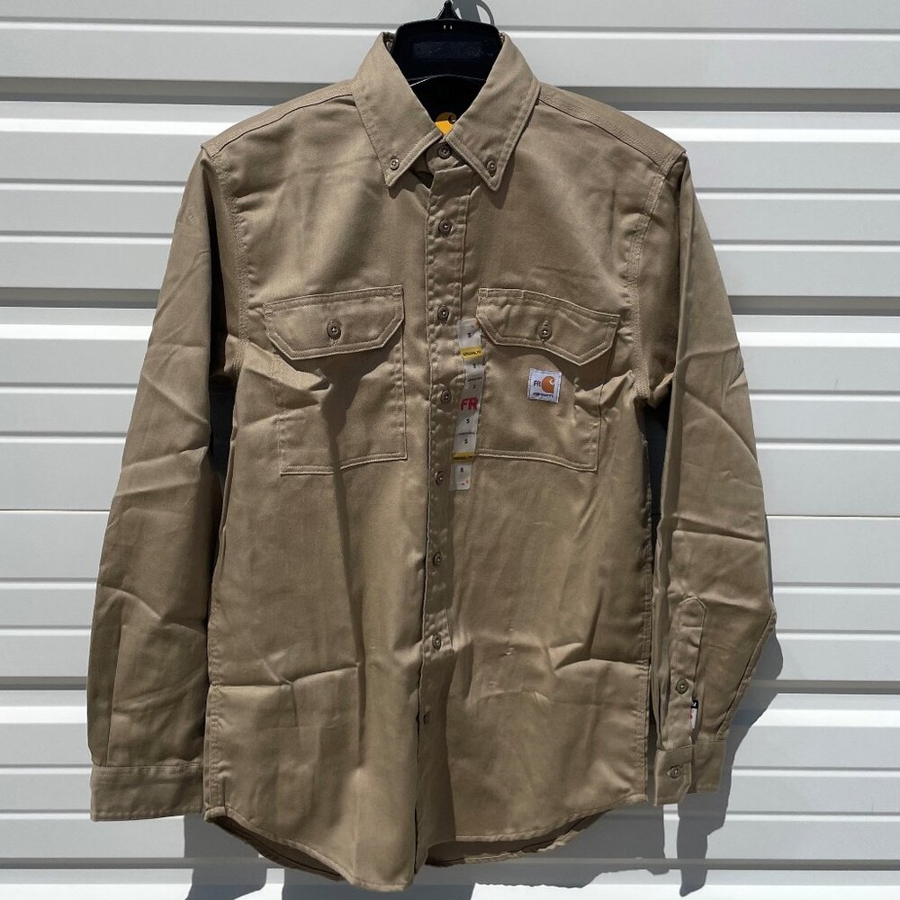 Carhartt Flame-Resistant Long Sleeve Lightweight Twill Shirt NWT
